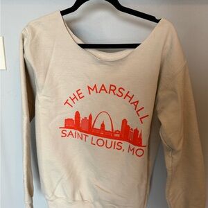 Beige Saint Louis Graphic Sweatshirt